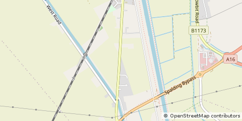 Map of South Lincolnshire, Lincolnshire