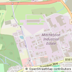 Map of Kirkcaldy, Fife