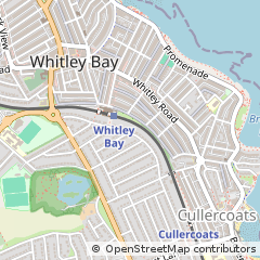 Map of Whitley BAY, Tyne and Wear