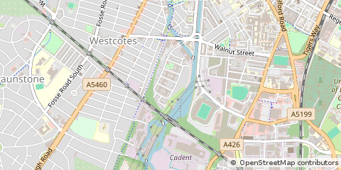 Map of Leicester, Leicestershire