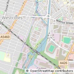 Map of Leicester, Leicestershire