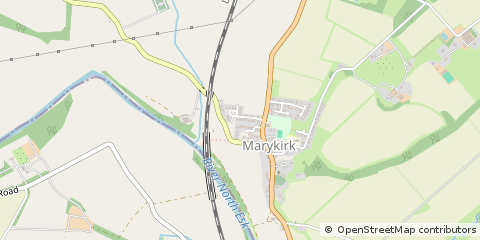 Map of Marykirk, Aberdeenshire