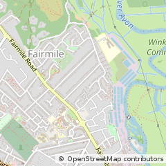 Map of Christchurch, Dorset