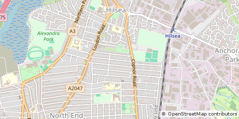 Map of Portsmouth, Hampshire