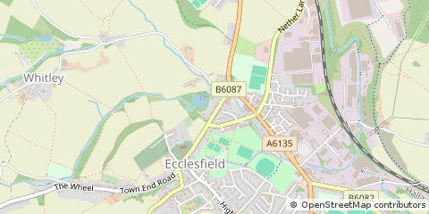 Map of Sheffield