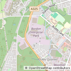 Map of Bordon