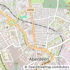 Map of Aberdeen, Aberdeenshire