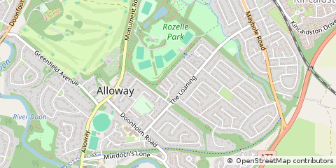 Map of AYR