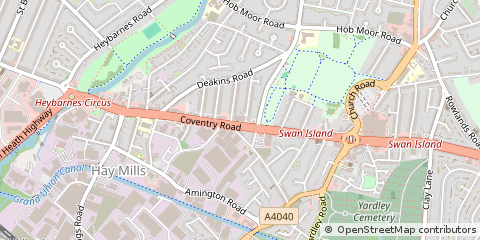 Map of Birmingham