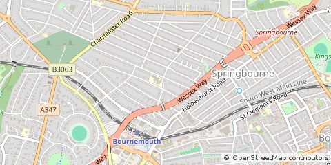 Map of Bournemouth