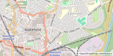 Map of Wakefield