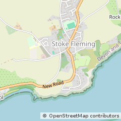 Map of Dartmouth, Devon