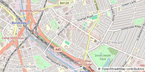 Map of Birmingham