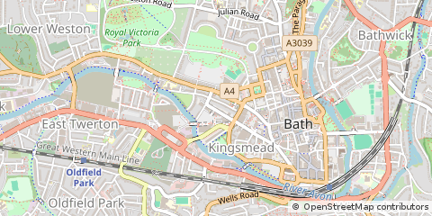 Map of Bath