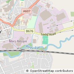 Map of Leicester, Leicestershire