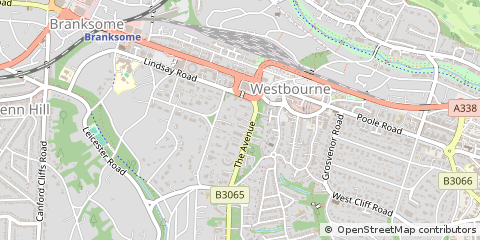 Map of Poole, Dorset