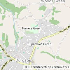 Map of Wadhurst, East Sussex