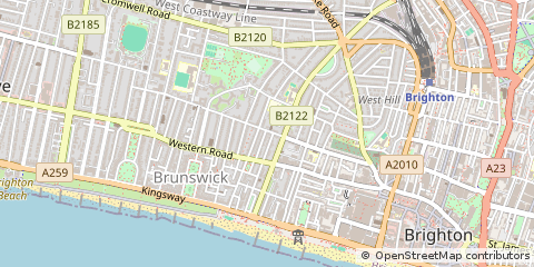 Map of Brighton