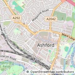 Map of Ashford, Kent
