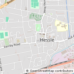Map of Hessle, East Riding of Yorkshire