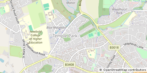 Map of Bracknell, Berkshire