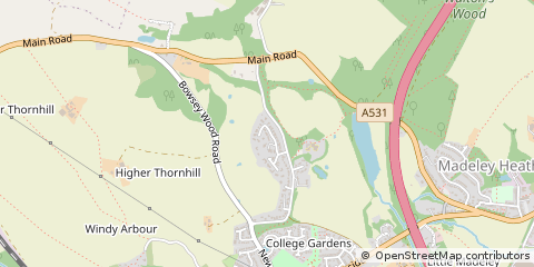 Map of Crewe