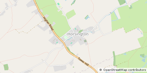 Map of Templecombe, Somerset