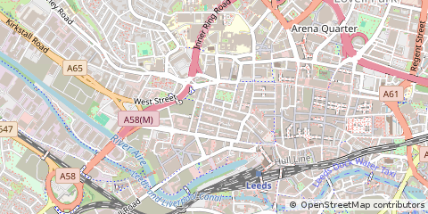 Map of Leeds