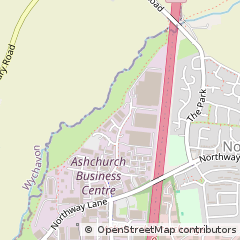 Map of Tewkesbury Business Park, Tewkesbury Glos