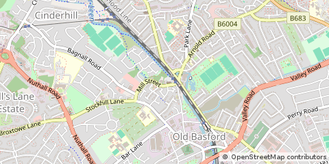 Map of Nottingham