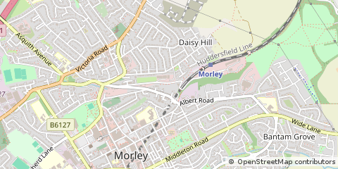 Map of Morley,leeds, West Yorkshire