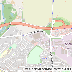 Map of Amesbury, Wiltshire
