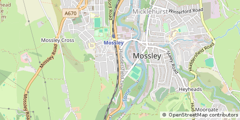 Map of Ashton Under Lyne