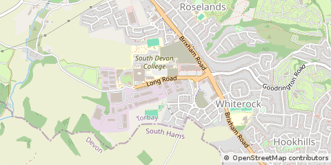 Map of Paignton, Devon