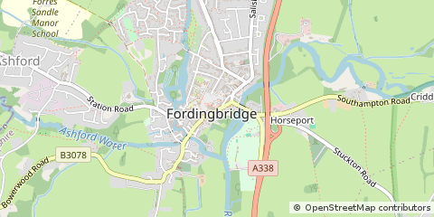 Map of Fordingbridge, Hants