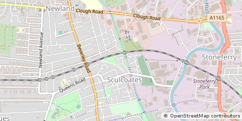 Map of Hull, East Yorkshire