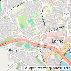 Map of Larne, County Antrim