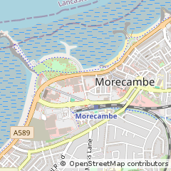 Map of Morecambe, Lancashire
