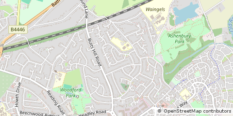 Map of Reading, Berkshire