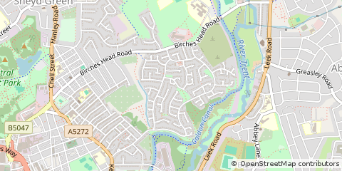 Map of Stoke-on-Trent