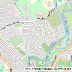 Map of Stoke-on-Trent