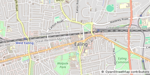 Map of Ealing