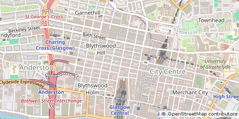 Map of Glasgow