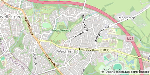 Map of Southampton, Hampshire
