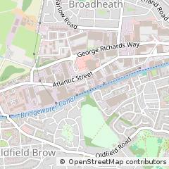 Map of Altrincham