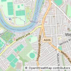 Map of Nottingham, Nottinghamshire