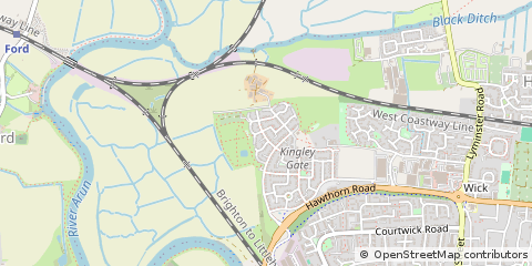 Map of Littlehampton