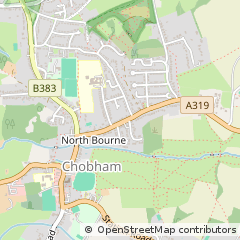 Map of Woking, Surrey