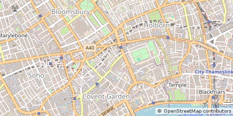 Map of London, England and Wales
