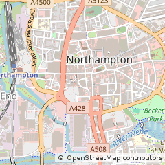 Map of Northampton